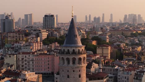 galata tower at sunrise