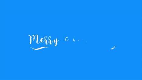 Merry-Christmas-text-with-white-brush-on-blue-background