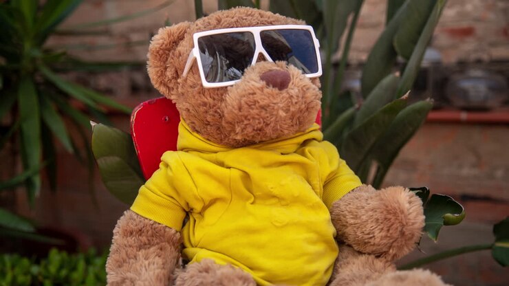 Bamse med solbriller