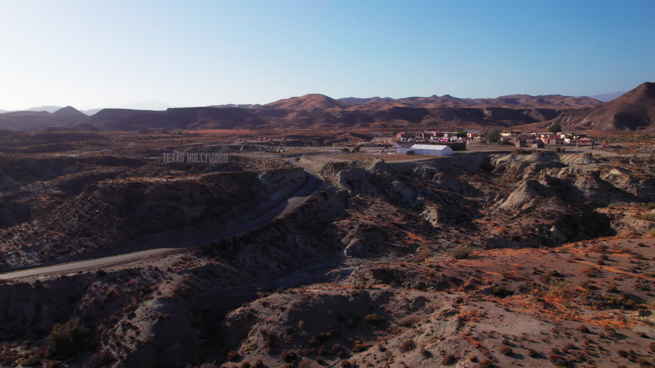 Texas Hollywood classic film set and surrounding land in Tabernas, Spain