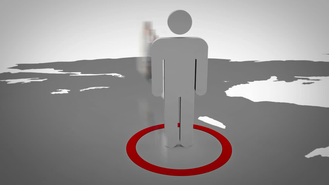 일하는 사업가들을 보여주는 실루