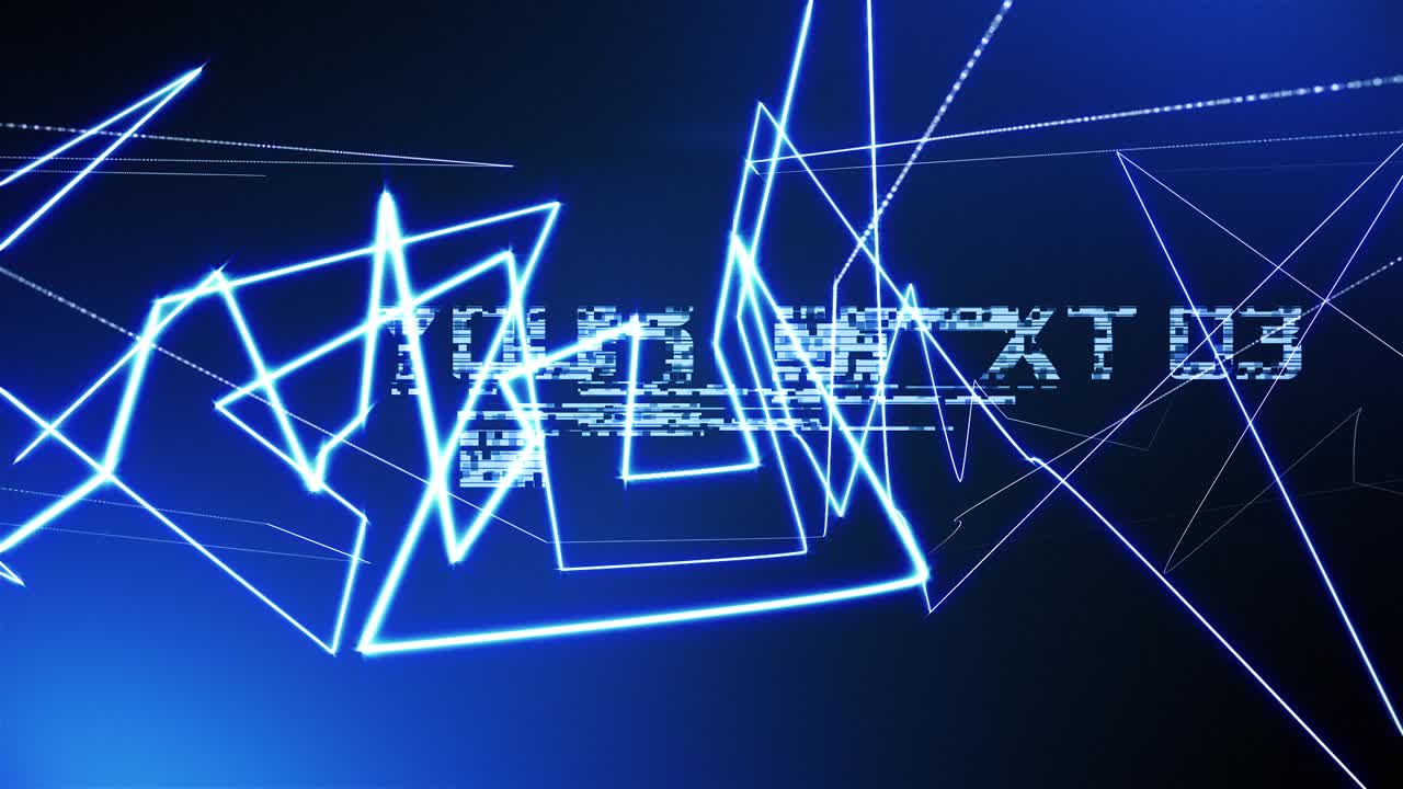 Blue Text Graphic