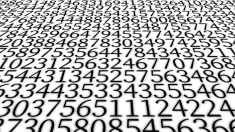 numbers random background animation motion graphics