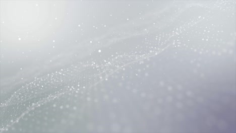 futuristic white particles grids background