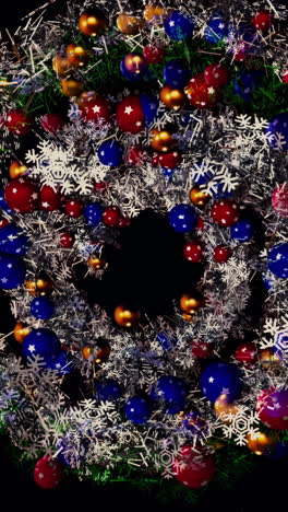 christmas wreath background