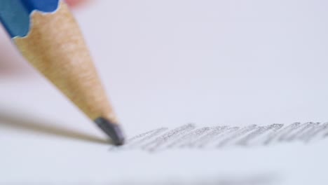 a close-up view of a pencil sketching capturing the artistic process an indoor workspace