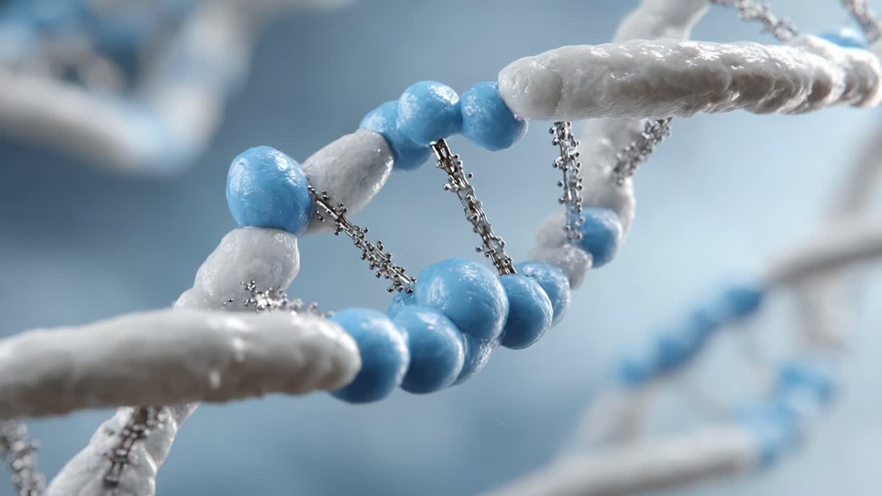 A Detailed Exploration of DNA Structure: Captivating Visuals of the Double Helix and its Intricate Components in a Scientific Context