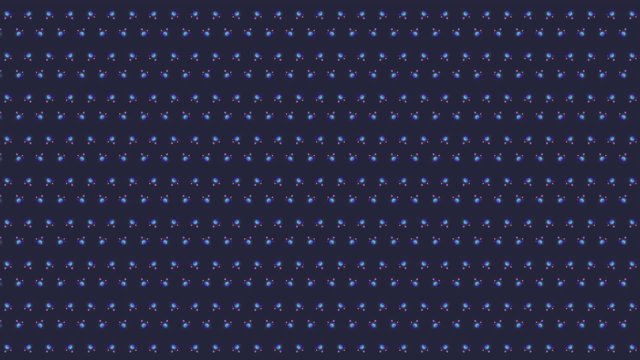 Orbiting Planets or Atoms Background in Multi Color : Fully Loopable