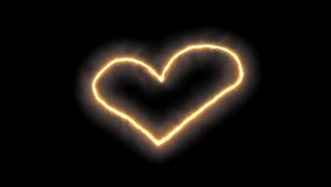 burning heart effects feature fiery, glowing visuals that depict passion, intensity, and heat, often used for dramatic or romantic themes.