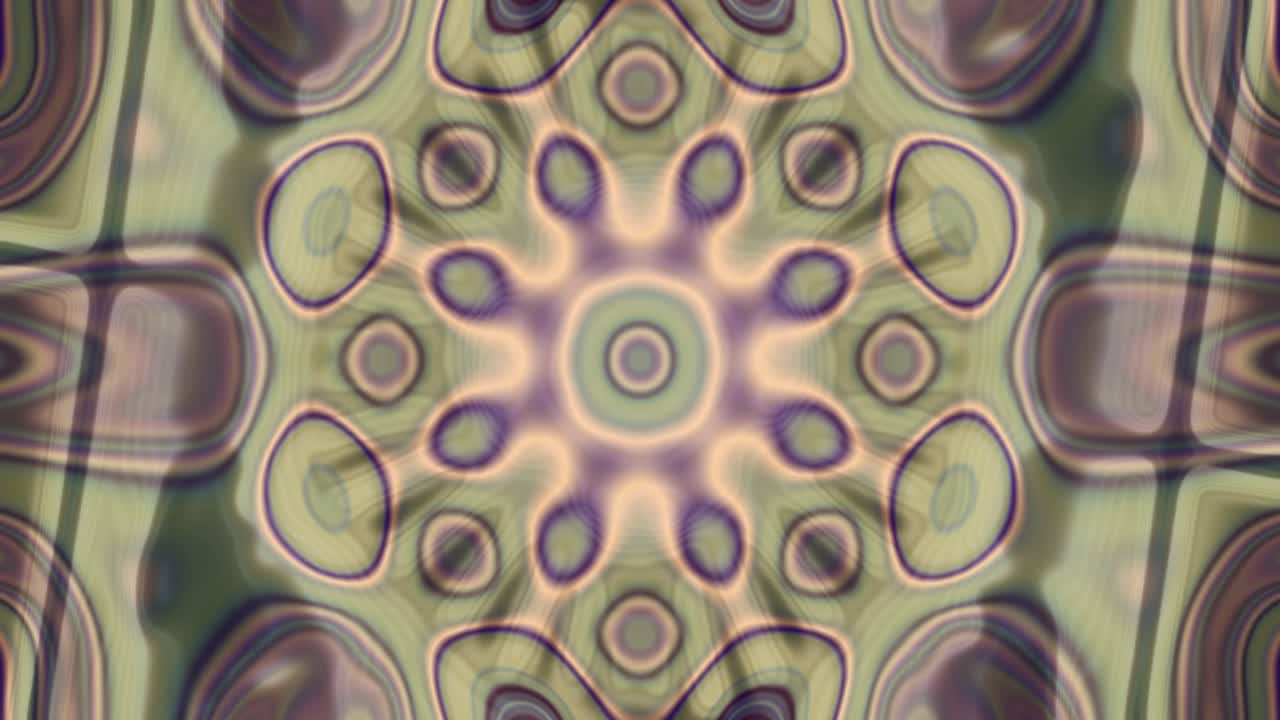 This seamless looping video features a captivating tunnel filled with vibrant colors and intricate patterns. Viewers are drawn into a hypnotic visual experience that continuously evolves