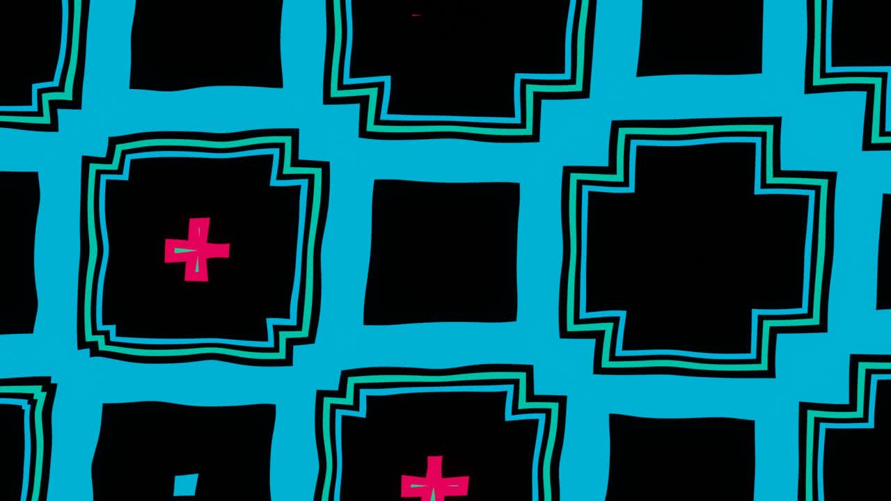 animación de un patrón brillante para fiestas musicales