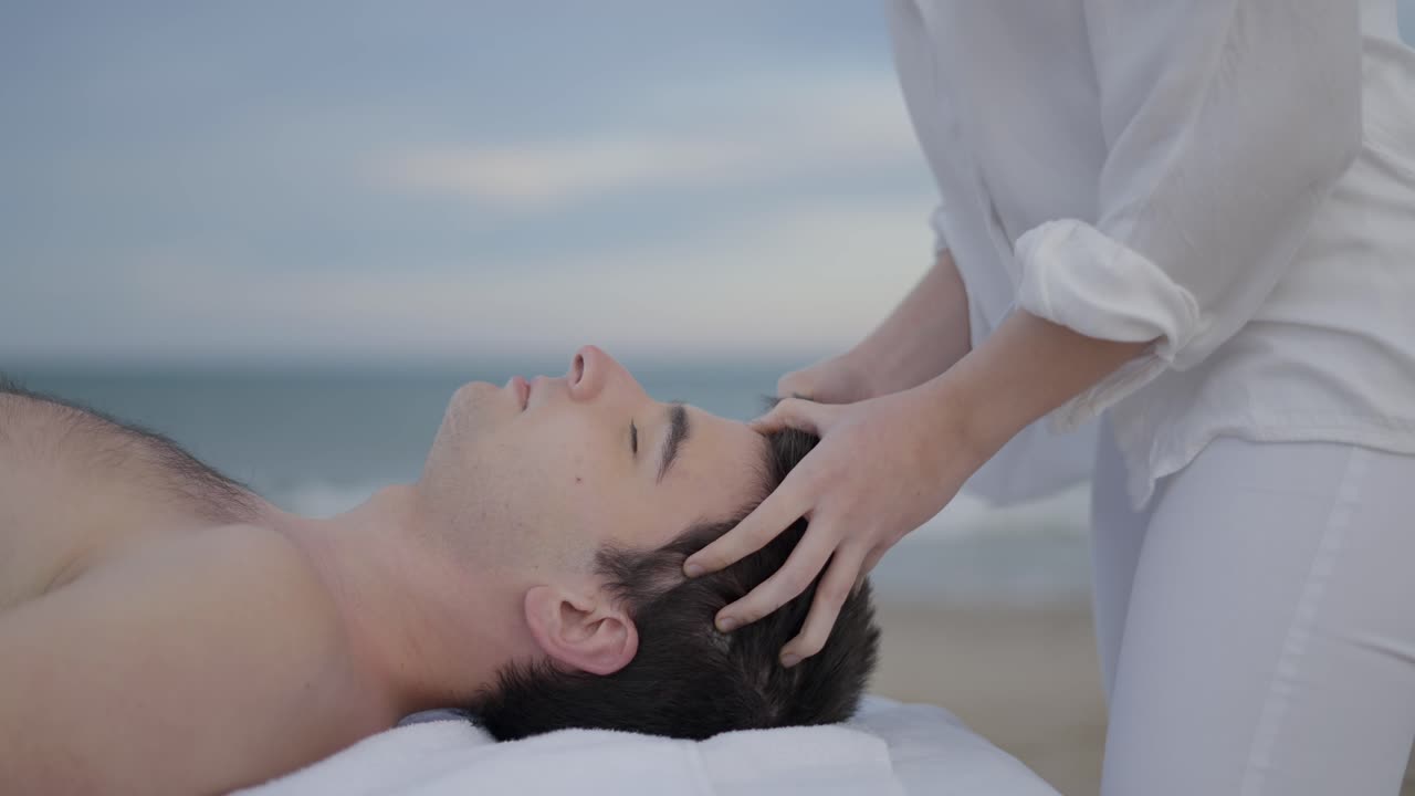 Beach Relaxation and Therapy Session