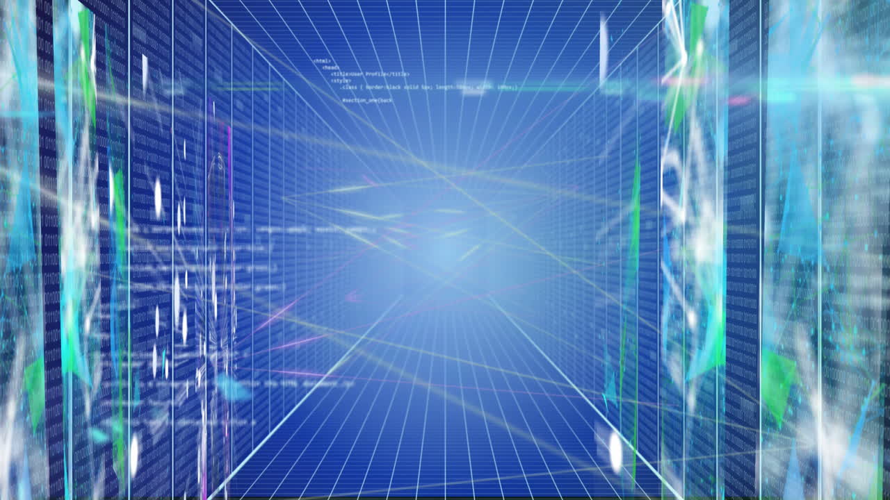 Animation of data processing over network of connections