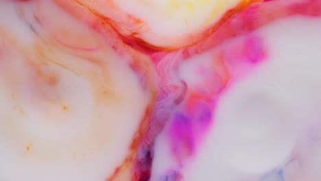 soft pastel alcohol ink blending in dreamy abstract macro flow