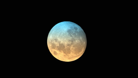 ciencia y espacio, toma de primer plano de la luna llena con detalles de superficie