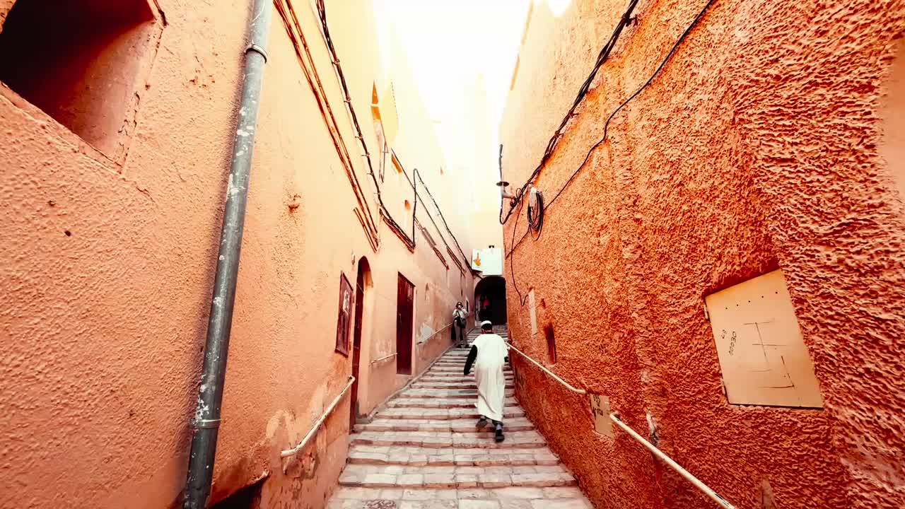 From the iconic landmarks to the winding alleyways, this view of Ghardaia captures the heart of this vibrant town