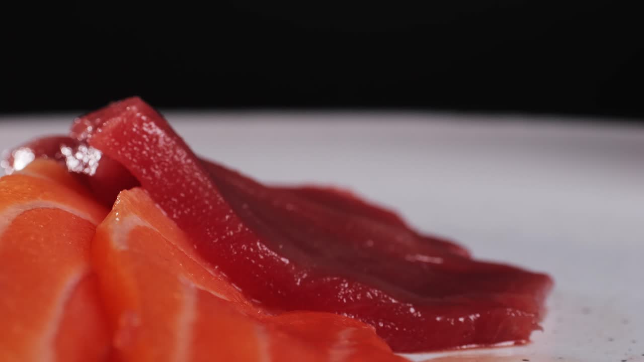 Sashimi with Salmon and other Fish