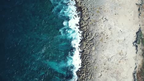 Luftaufnahme-Der-Ostküste-Von-Bonaire-Aus-Einer-Drohne