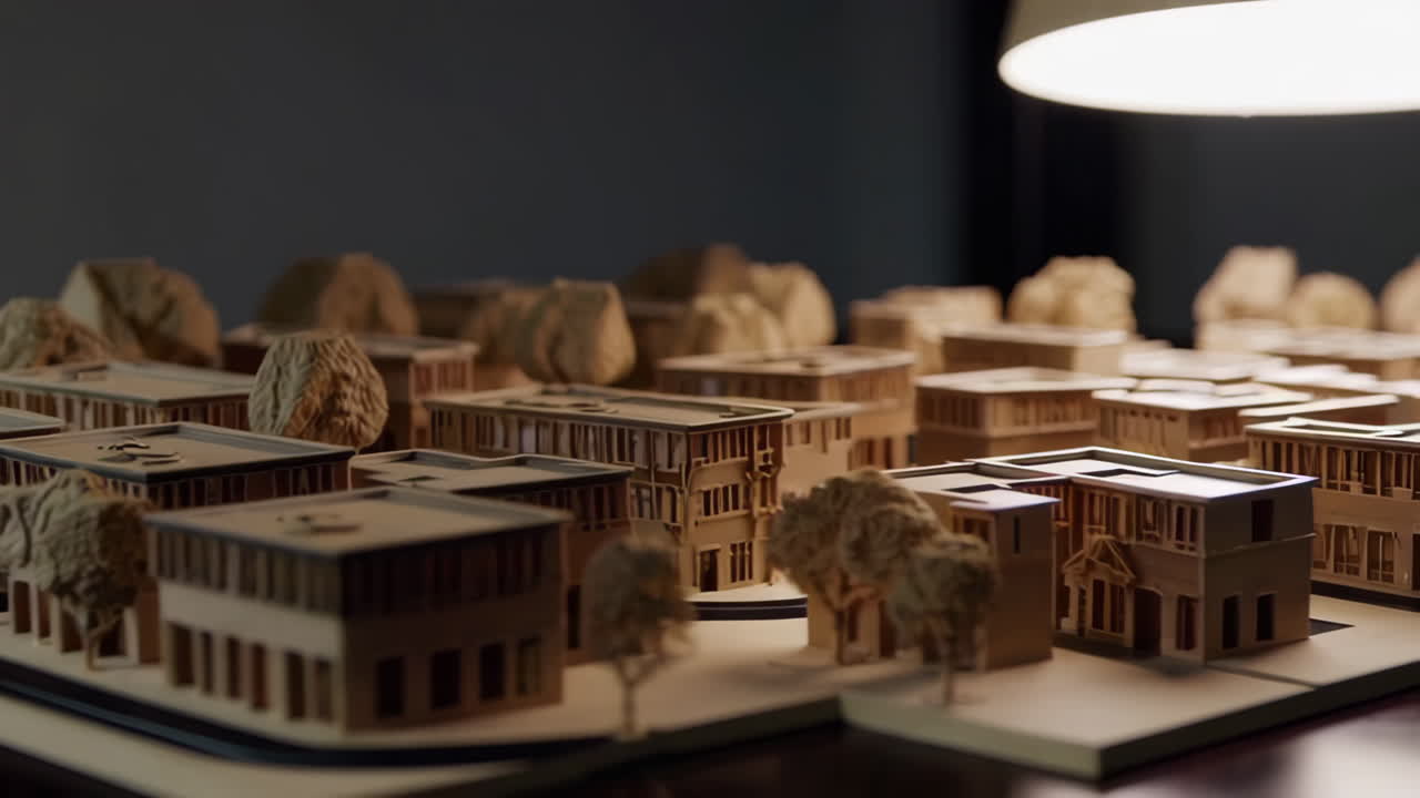 Architectural Model of a Town