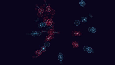 abstract image depicting a visually stimulating pattern of multicolored circles against a black background. the varying hues and sizes create a captivating and dynamic visual composition