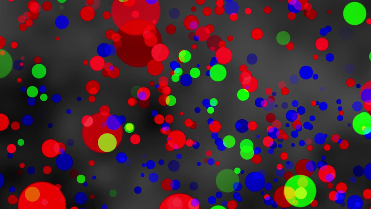 la luz bokeh colorida en fondo oscuro con brillo alrededor del círculo se puede usar para el contenido de navidad en cualquier fondo de contenidos.