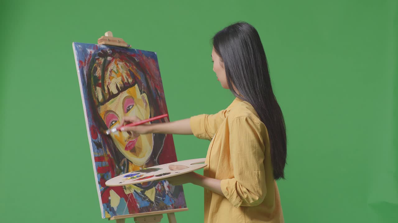 초상화를 그리는 여자