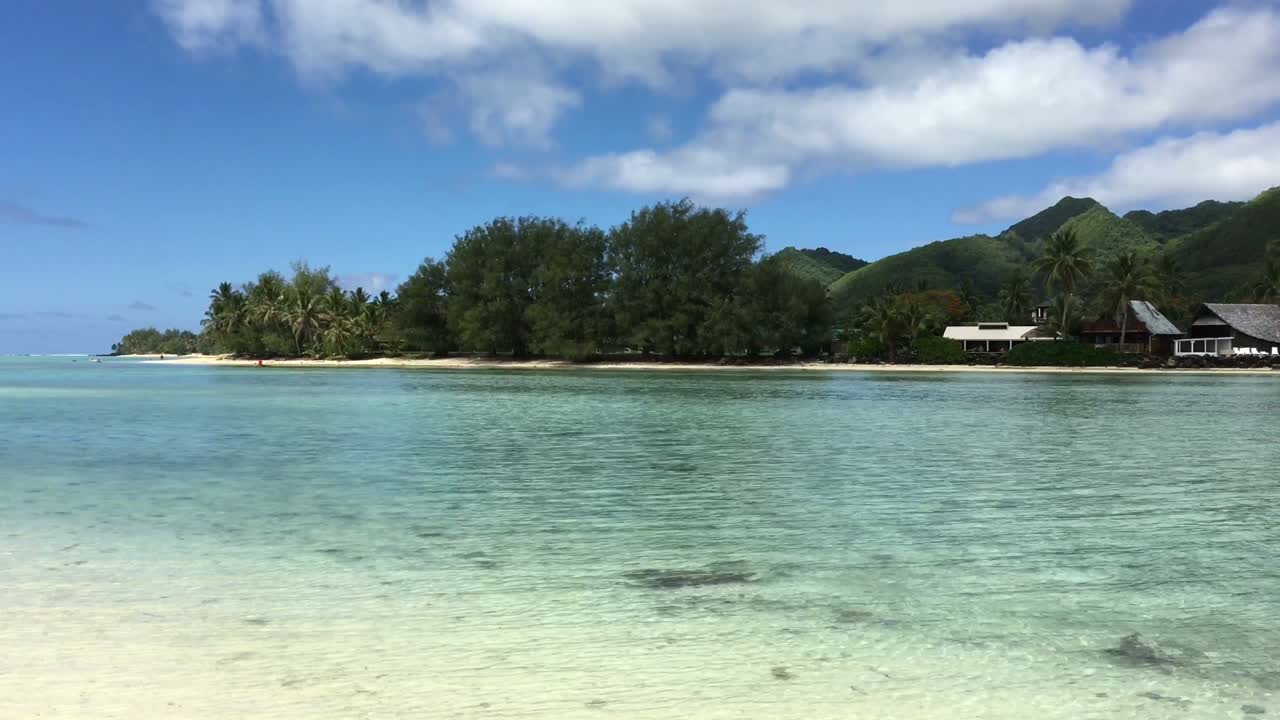 muri lagoon, rarotonga,  섬의 풍경