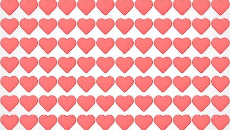 corazones amor romántico rojo fondo blanco tráfico vertical