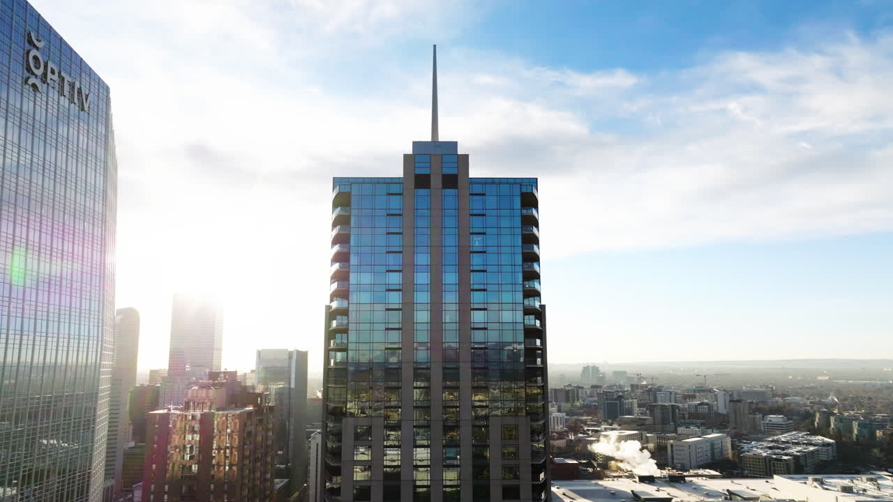 Day begins over Denver’s cityscape