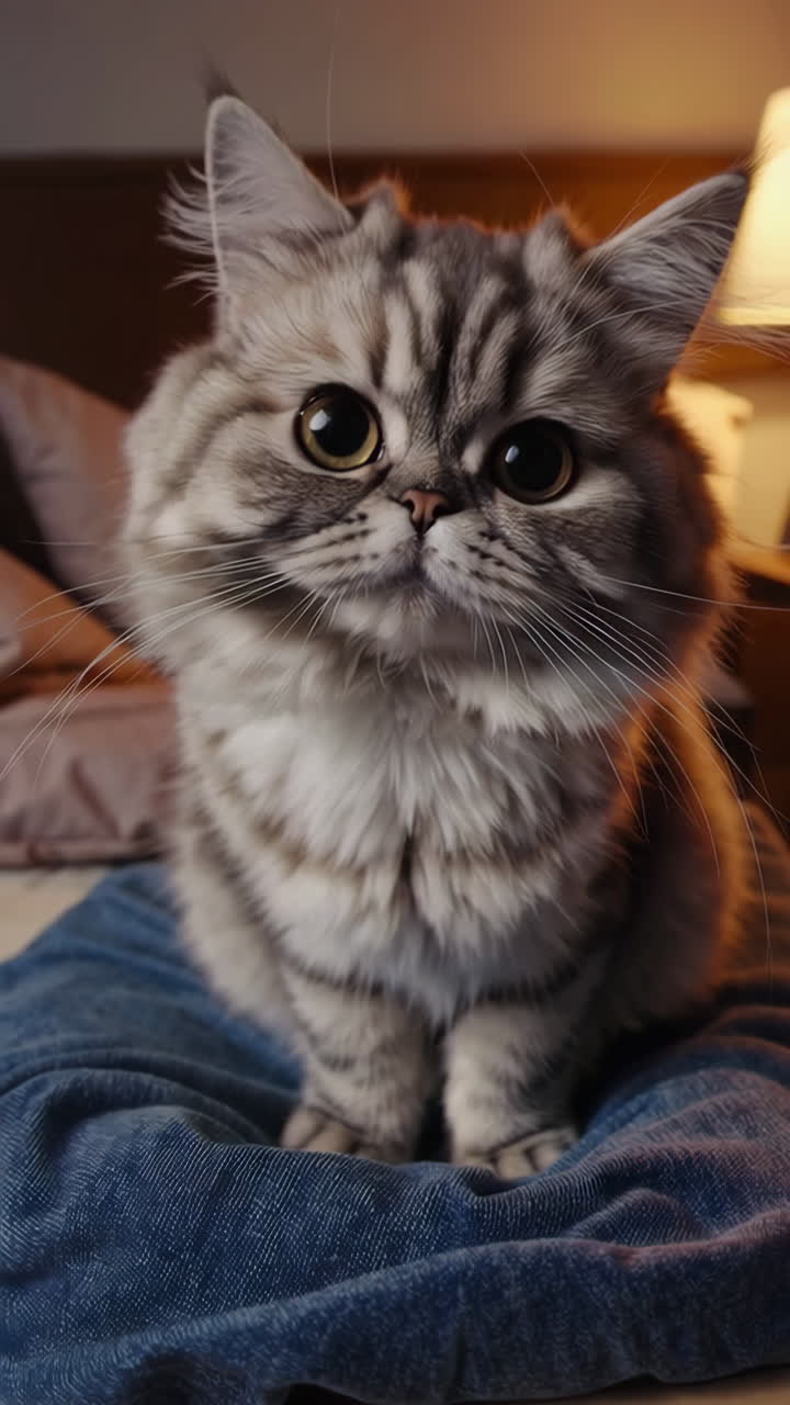Adorable Gray Kitten