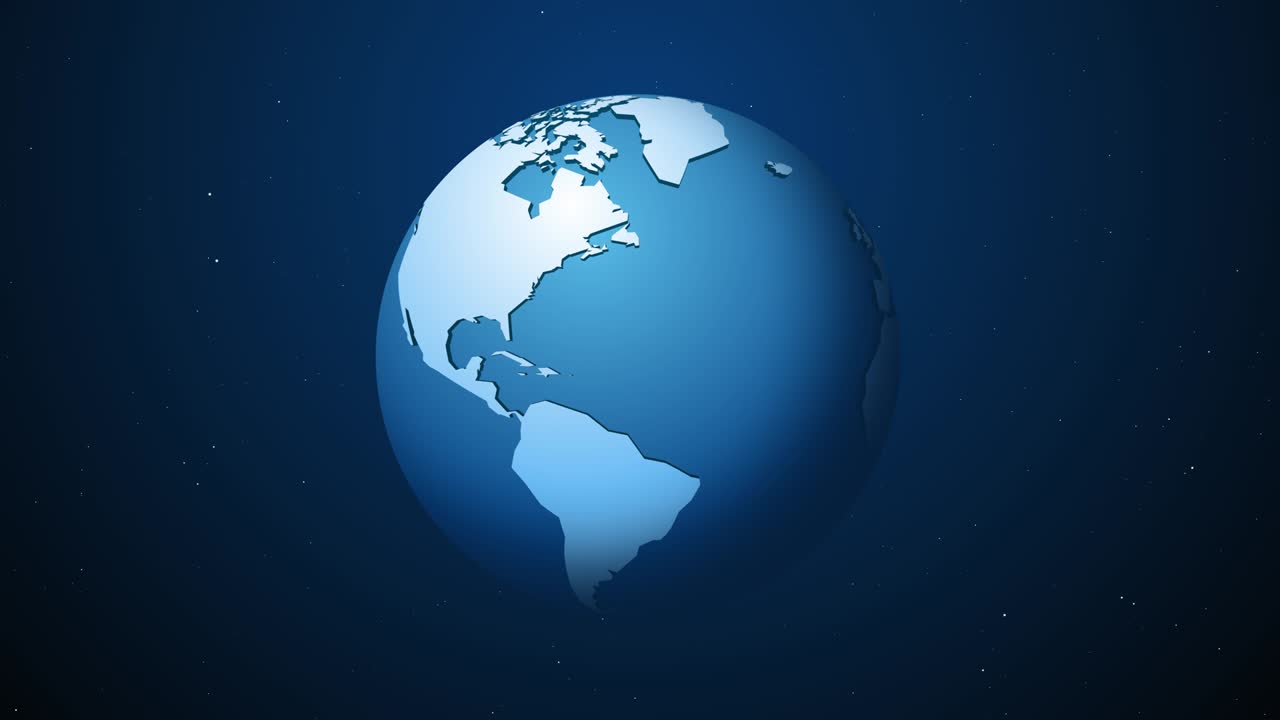 el planeta azul Tierra en el espacio