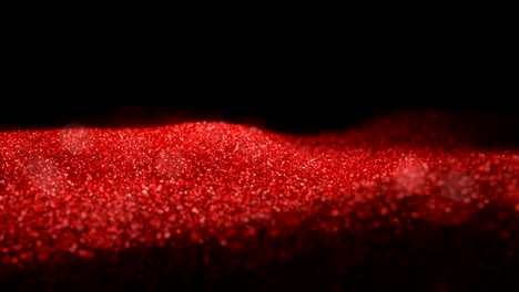 red shiny waving moving flowing ripple glitter background abstract seamless vj loop particles backdrop alpha matte