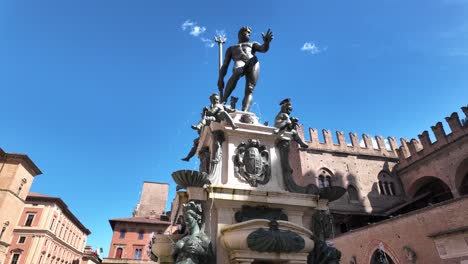 the fountain of neptune in bologna, italy
