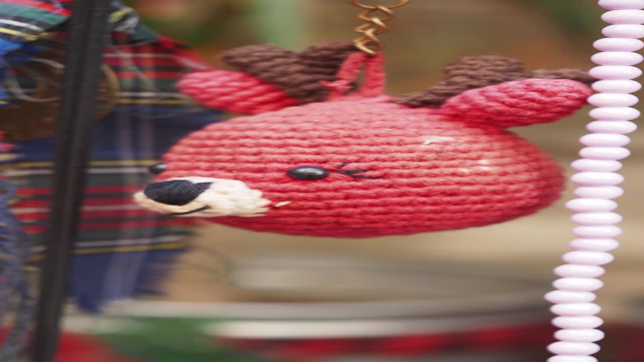 크로 로 만든 사 장식품 의 클로즈업