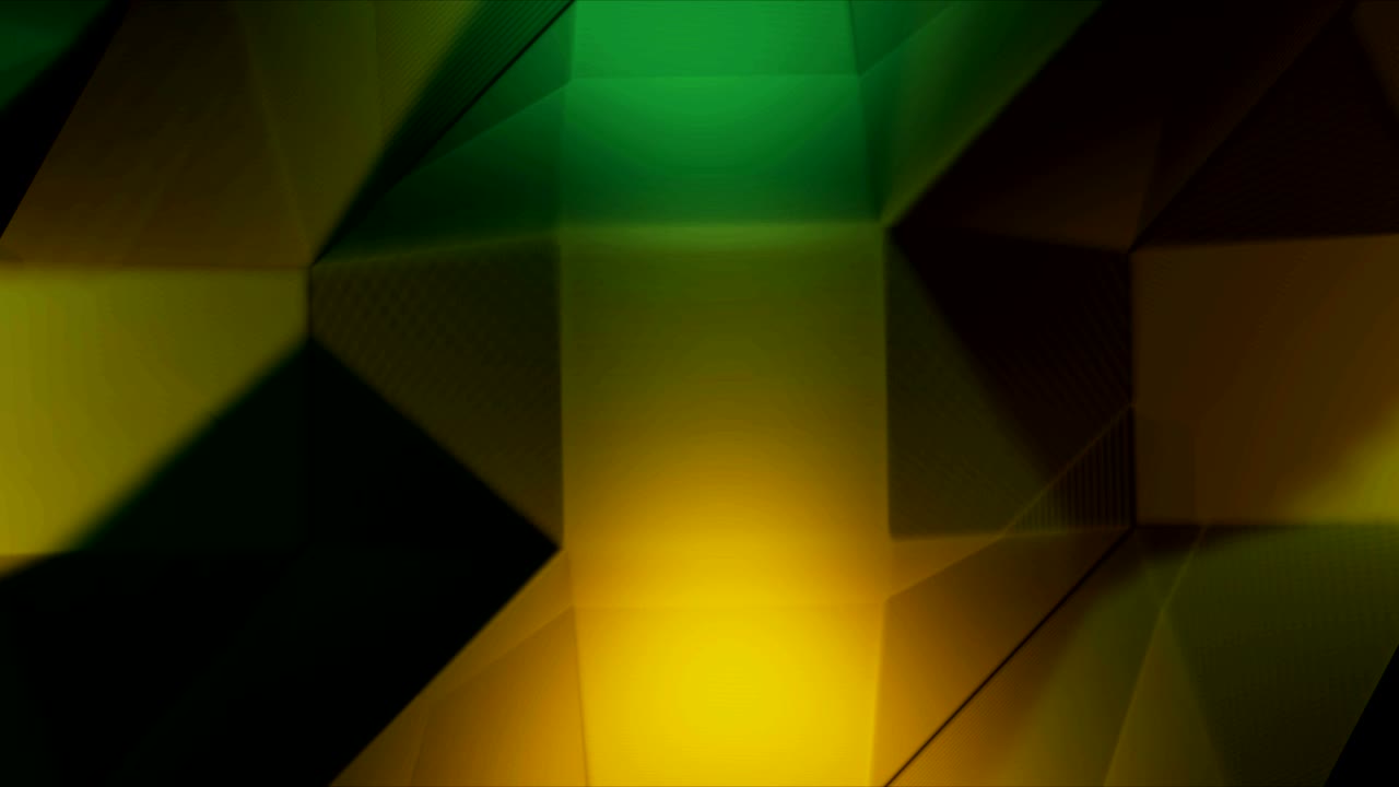 fondo ondulado poli geométrico de oro esmeralda bajo