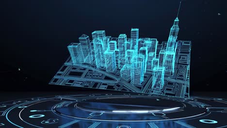 digital city hologram