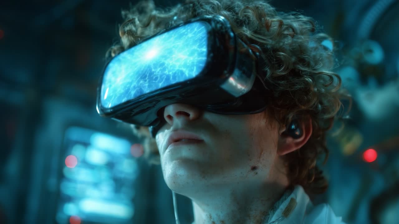 Esplorazione delle Realtà Virtuali: Un Viaggio Coinvolgente tra Esperienze Immersive e Tecnologia all'Avanguardia in un'Ambientazione Fantascientifica