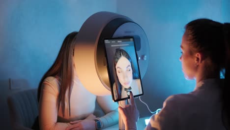 smart ai digital skin analysis facial imaging system for beauty salon