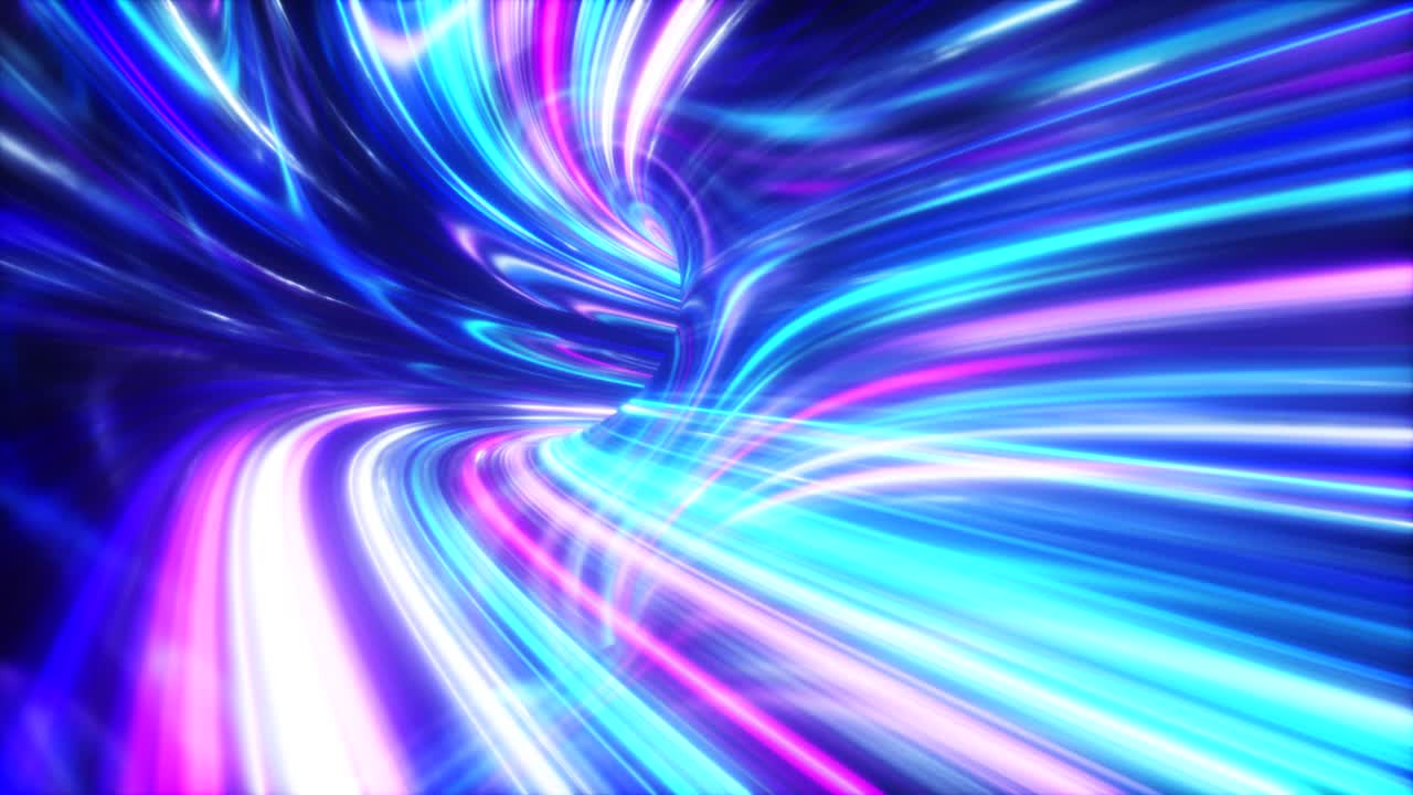 Abstract Neon Tunnel