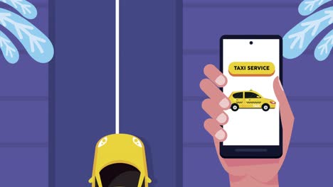 tecnología de aplicaciones de servicio de taxi en línea