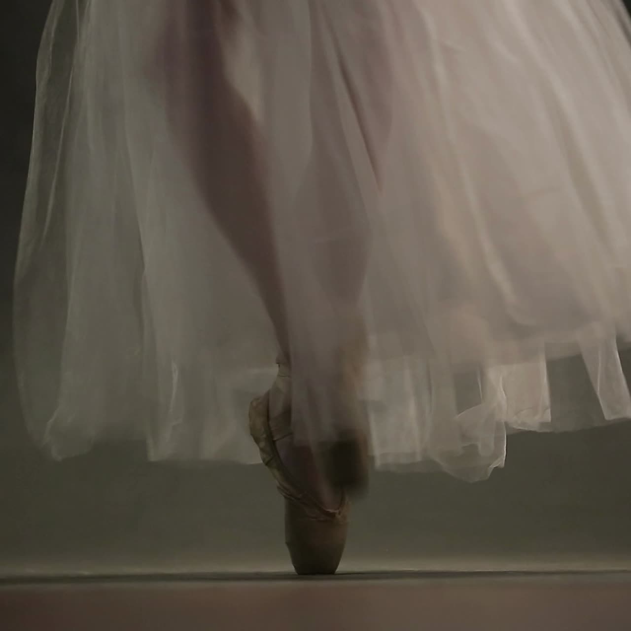 bailarina en el estudio de ballet