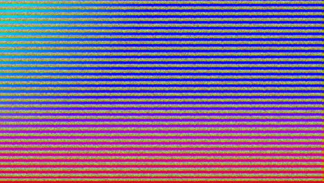 animación de líneas horizontales paralelas azules y rojas de interferencia parpadeando sobre un fondo gris