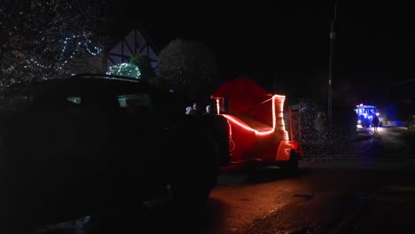 festive hope tractor run, horseman's green, whitchurch, united kingdom