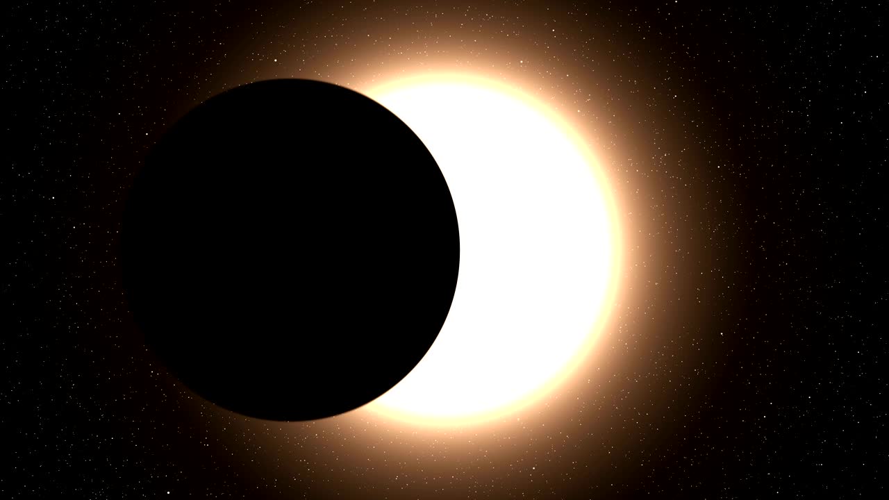 eclipse solar de 4k