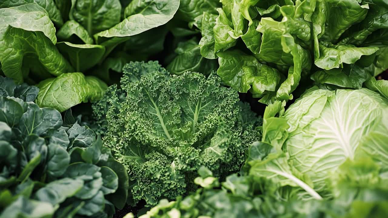 vegetales verdes frescos