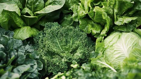 fresh green vegetables