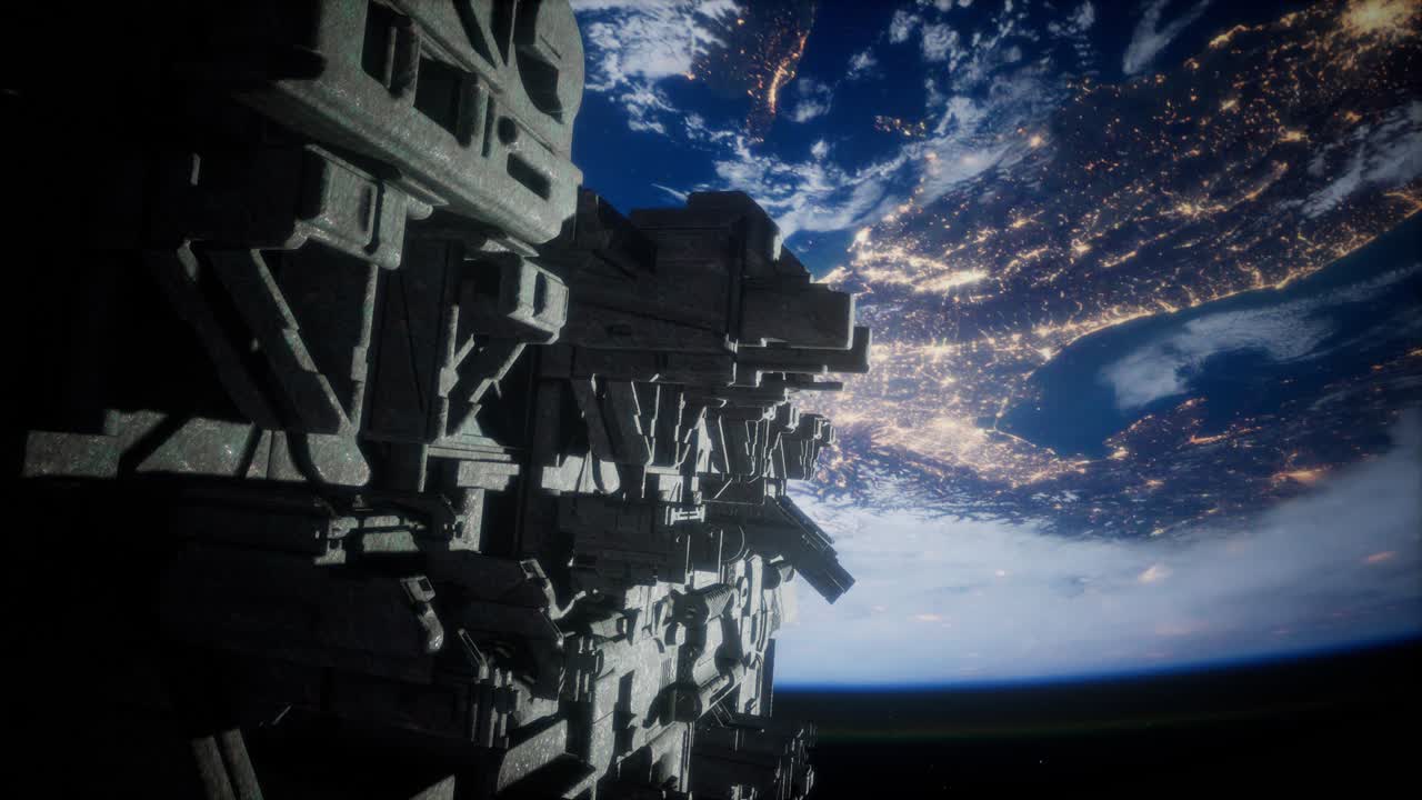 지구 근처의 외계인 ufo