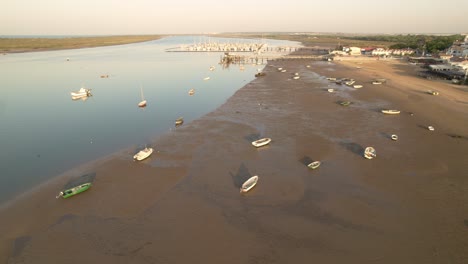 beach at sunrise during low tide