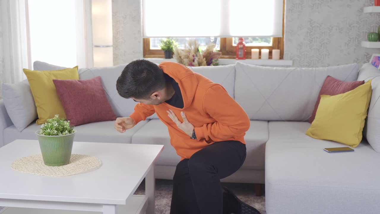 심장마비. 가 ⁇  아픈 남자.