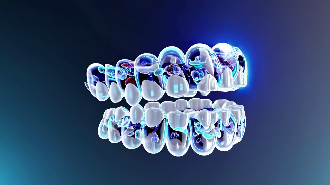 이빨과 치아의 3d 모델